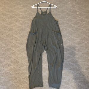 Free People Movement Hot Shot Onesie - Forest Green - XS